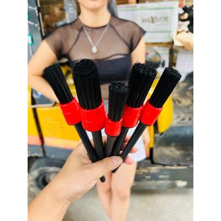Bộ 5 Chổi Cọ Vệ Sinh Xe Ô Tô Đa Năng - Cọ Rửa Khoang Máy, Mâm Xe, Nội Thất