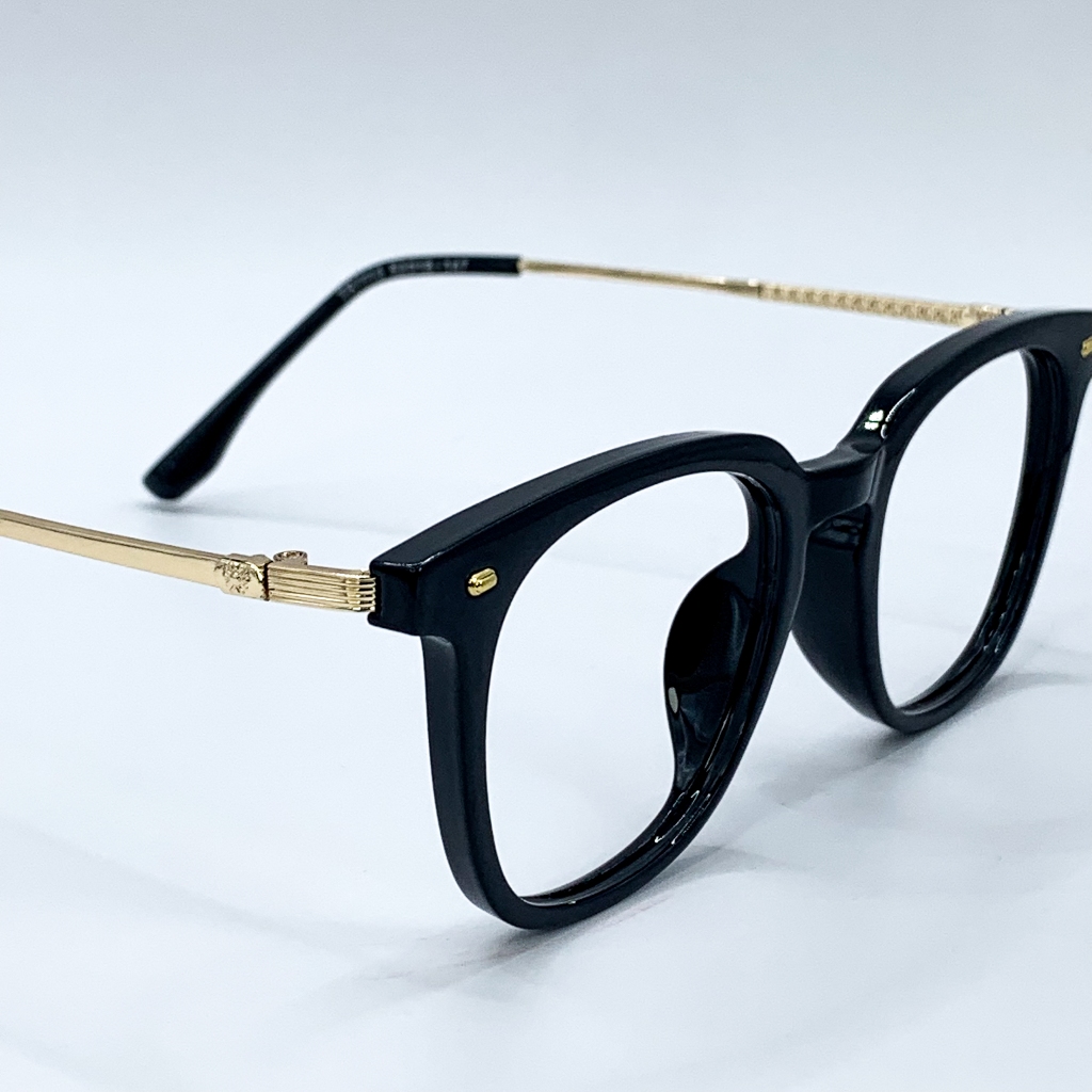 Gọng kính thời trang nam nữ LemonEyewear mắt vuông vát tròn gọng kim loại dễ đeo LE1113