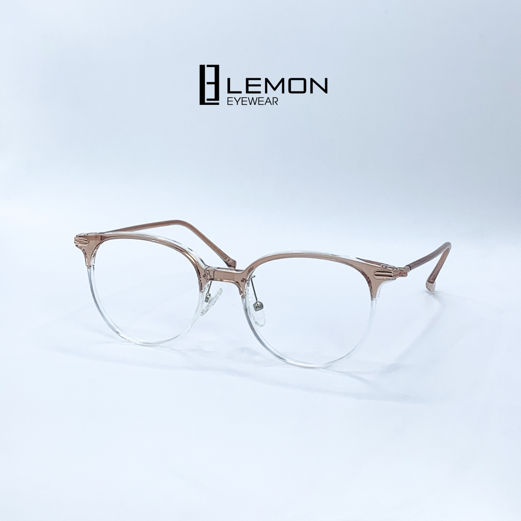 Gọng kính cận nam nữ LemonEyewear mắt tròn kiểu dáng thời trang LE9882