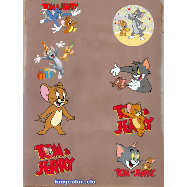 HÌNH ỦI ÉP NHIỆT-HÌNH ỦI-HINH TOM JERRY- ỦI TRỰC TIẾP lên áo TẠI NHÀ BẰNG BÀN ỦI RẤT ĐẸP-RẤT DÍNH CHẮC-GÍA KHUYẾN MÃI