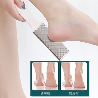 Bàn chải chà gót chân 2 đầu 4 trong 1,Dụng cụ chà gót chân tẩy da chết đá bọt khô