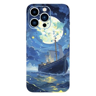 Tấm dán Skin Mặt Sau Thuyền Buồm MS03 FULL VIỀN 14 pro max , 13 pro max ,12 pro max , 11 pro max , xs max - FukiShop