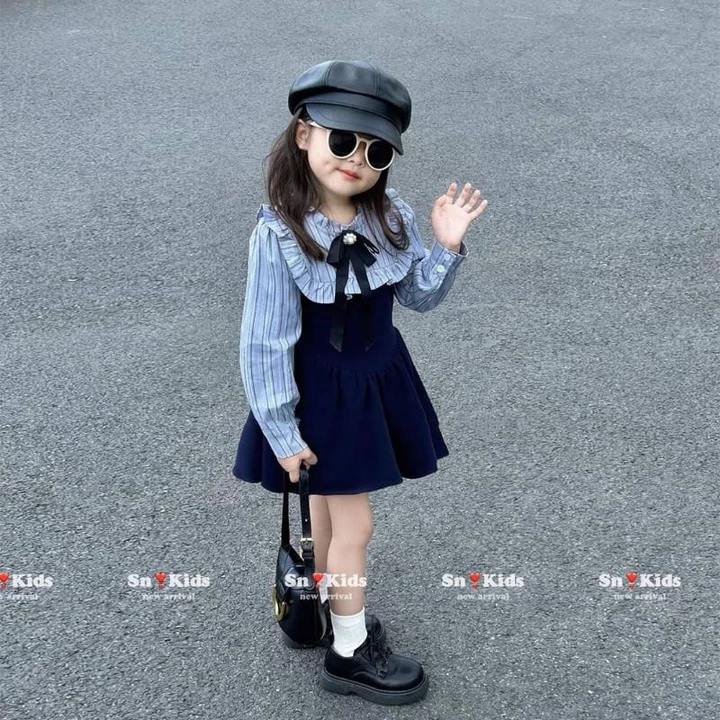 8 đến 28kg.váy tiểu thư cho bé gái.đầm bé gái.váy hè cho bé gái.váy bí ngô.đầm mẫu mới bé gái.2024