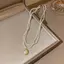 Vòng Cổ Choker Ngọc 2 Lớp Phong Cách Retro Cổ Điển Sang Trọng Đi Tiệc N232