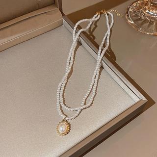 [🔥XƯỞNG SALE SẬP SÀN🔥] Vòng Cổ Choker Ngọc 2 Lớp Phong Cách Retro Cổ Điển Sang Trọng Đi Tiệc N232