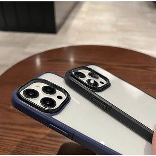 Ốp lưng LIKGUS ICE trong cứng viền màu mềm chống ố cho iphone 15pro 15promax
