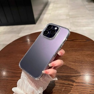 Ốp lưng LIKGUS ICE trong cứng viền màu mềm chống ố cho iphone 15pro 15promax