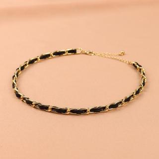 [🔥XƯỞNG SALE SẬP SÀN🔥] Vòng Cổ Choker Dây Da Đen Thiết Kế Đơn Giản Cá Tính Cho Nữ- Thời Trang N256