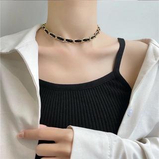 [🔥XƯỞNG SALE SẬP SÀN🔥] Vòng Cổ Choker Dây Da Đen Thiết Kế Đơn Giản Cá Tính Cho Nữ- Thời Trang N256