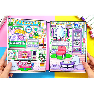 Ngôi nhà 2 tầng hiện đại của bé TocaBoca