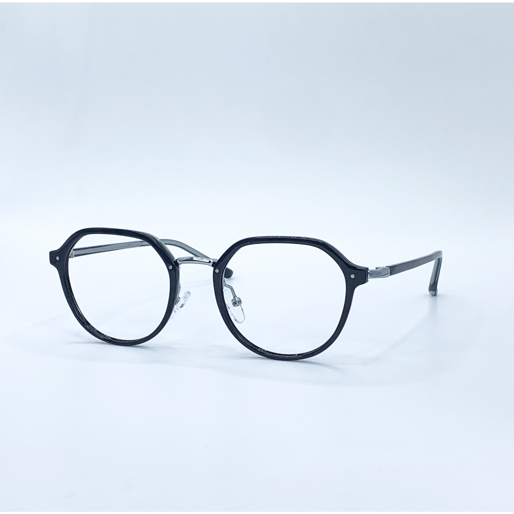 Gọng kính cận mắt tròn LemonEyewear unisex chất liệu nhựa có cốt kim loại cực đẹp LE2366