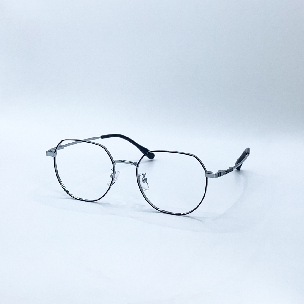 Gọng kính cận titan không rỉ LemonEyewear nam nữ dáng mắt đa giác thời trang LE5553