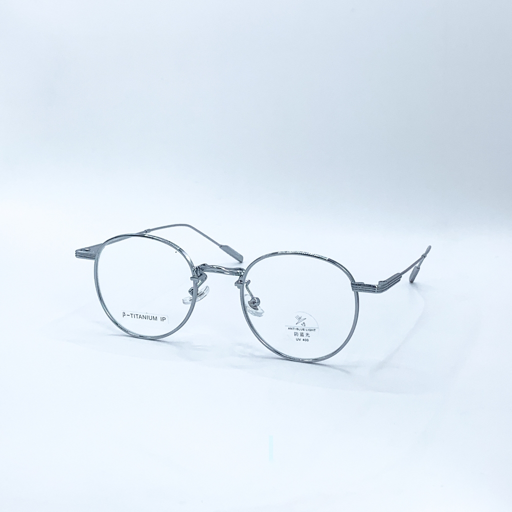 Gọng kính cận nam nữ LemonEyewear gọng titan cao cấp kiểu dáng mắt tròn LE22010