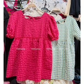 Áo bầu thiết kế kẻ, tay bồng babydoll xinh xắn (Babyboll Kẻ)