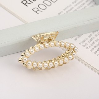 [🔥XƯỞNG SALE SẬP SÀN🔥] Kẹp Tóc Càng Cua Đính Ngọc Size Nhỏ 5cm Nhẹ Nhàng Thanh Lịch