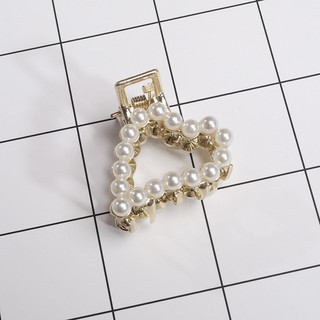 [🔥XƯỞNG SALE SẬP SÀN🔥] Kẹp Tóc Càng Cua Đính Ngọc Size Nhỏ 5cm Nhẹ Nhàng Thanh Lịch