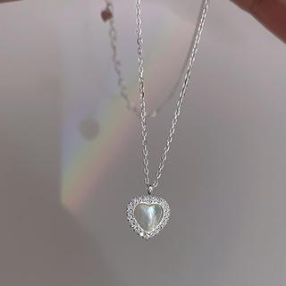 [🔥XƯỞNG SALE 9K 🔥] Vòng Cổ Bạc Nữ Mặt Trái Tim Đính Đá Sang Trọng, Thanh Lịch N231