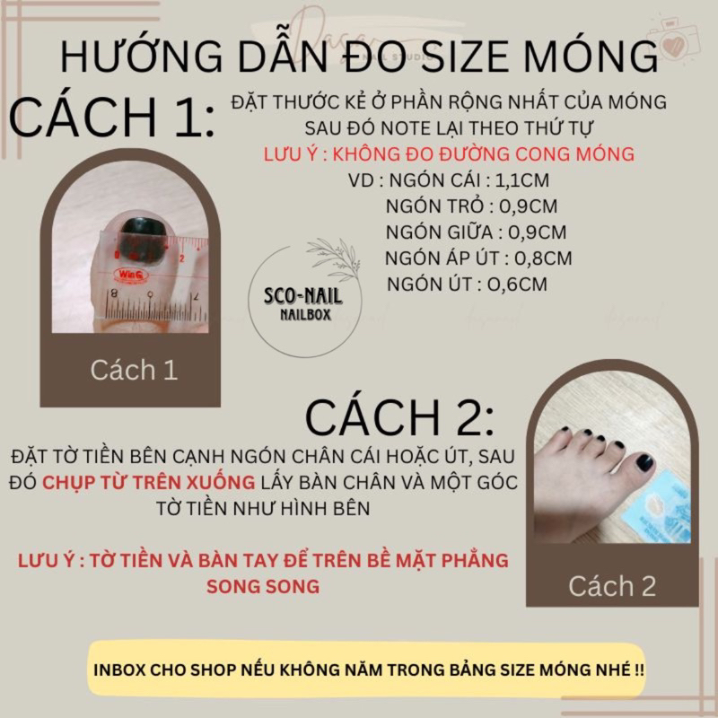 NAIL BOX CHÂN THIẾT KẾ TRÁNG GƯƠNG HỒNG