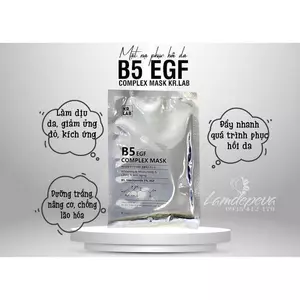 Mặt nạ Kr.Lab B5 EGF Complex Mask - Phục hồi, cấp ẩm, làm dịu da/ mẫu bạc 25ml