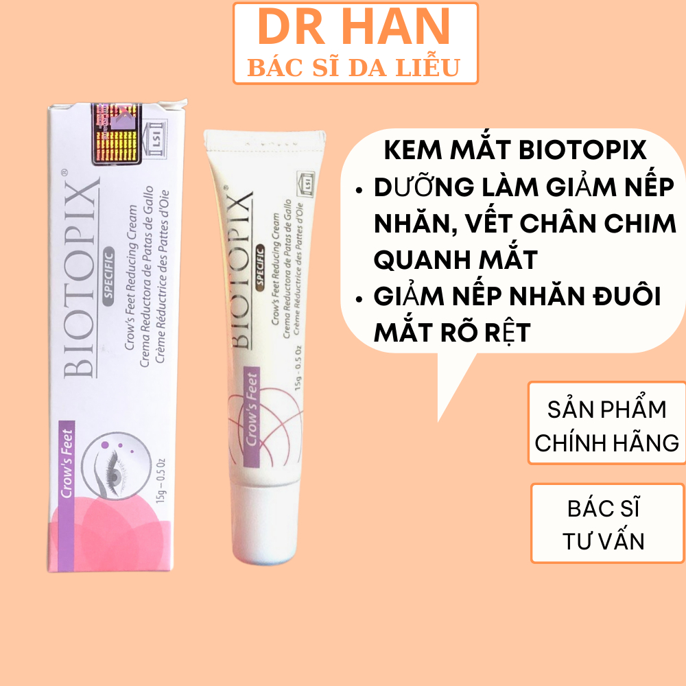 Lợi ích khi sử dụng kem mắt Biotopix