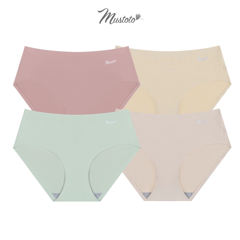 COMBO 4 Quần Lót Nữ Tàng Hình Không Đường May Mềm Mại Gợi Cảm Mustoto MQ62