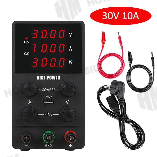 Máy cấp nguồn DC NICE-POWER SPS30V10A 300W dùng cho bo mạch điện thoại