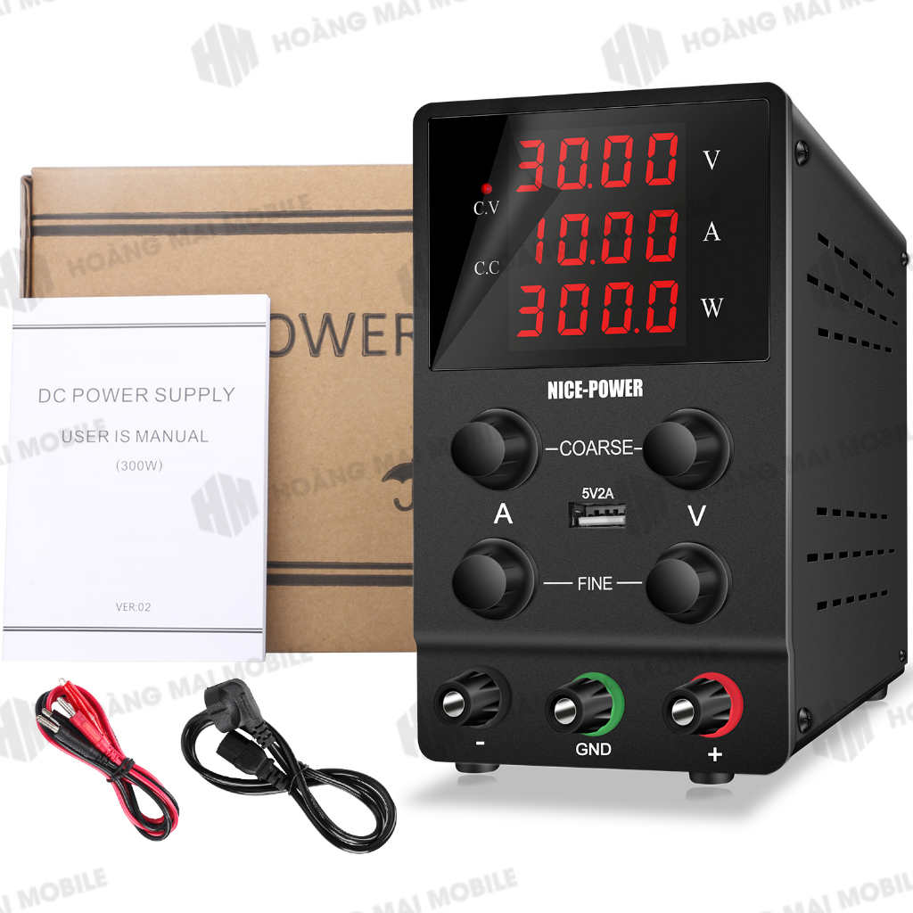 Máy cấp nguồn DC NICE-POWER SPS30V10A 300W dùng cho bo mạch điện thoại