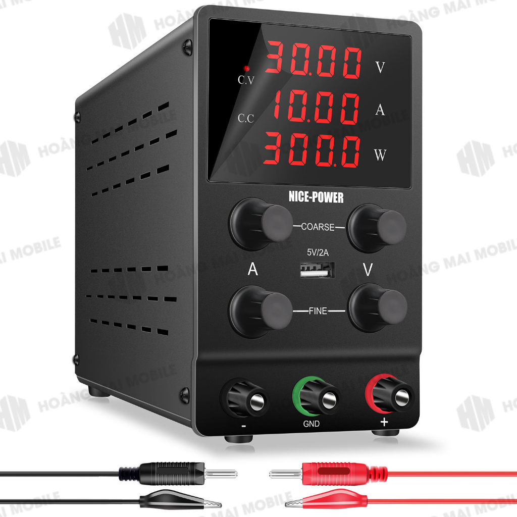 Máy cấp nguồn DC NICE-POWER SPS30V10A 300W dùng cho bo mạch điện thoại