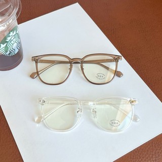 Gọng kính cận nữ nam phong cách Hàn Quốc mắt kính không độ chống tia UV và ánh sáng xanh thời trang Hotrrend HANASO 541