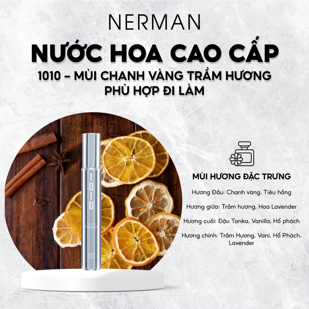 Ảnh Nước hoa nam Nerman - hương thơm nhẹ nhàng, tinh tế hút nữ giới, hợp đi hẹn hò, đi chơi 10ml 4