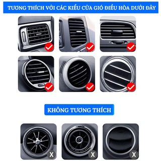 Giá Đỡ Điện Thoại Trên Ô Tô Kiêm Sạc Magsafe Không Dây Hít Nam Châm 15W Gắn Lỗ Thông Gió Xe Hơi Cho iP 12 13 14 15