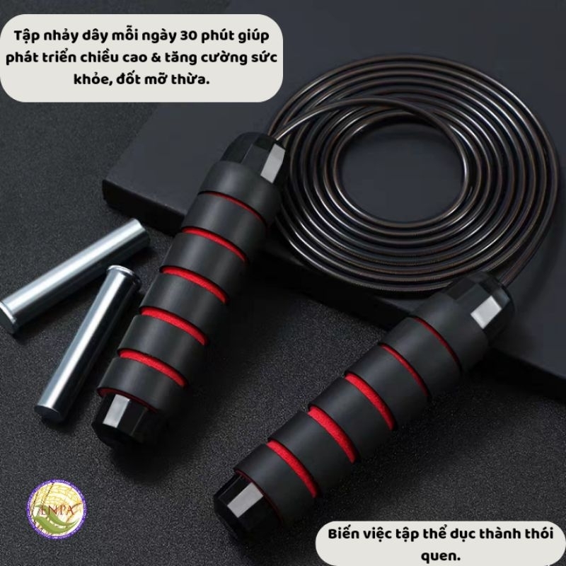 Dây nhảy tập Tăng chiều cao, Tập thể dục, Thể lực, Giảm cân. Lõi thép siêu đàn hồi.