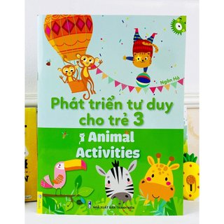 Sách - Phát Triển Tư Duy Cho Trẻ - Animal Activities (Song ngữ Anh Việt) - ndbooks