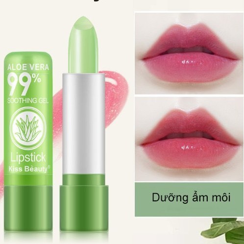 Son Dưỡng Môi Chiết Xuất Lô Hội Tự Nhiên thay đổi màu sắc theo nhiệt độ SD02