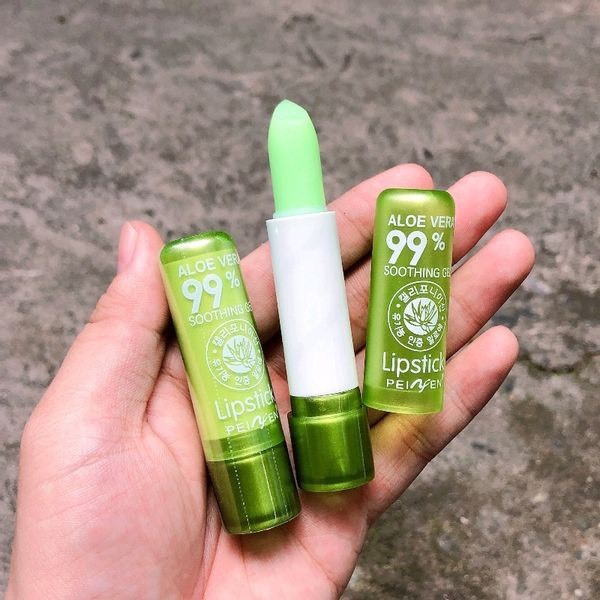 Son Dưỡng Môi Chiết Xuất Lô Hội Tự Nhiên thay đổi màu sắc theo nhiệt độ SD02