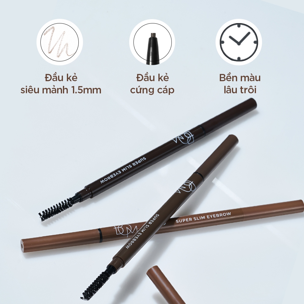 Chì Kẻ Chân Mày B.O.M Super Slim Eyebrow 0,1g