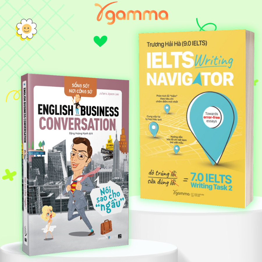 Sách - Lẻ/Combo Bổ Trợ Kỹ Năng Viết Và Nói: IELTS Writing Navigator + Nói Sao Cho Ngầu (Alpha Books)