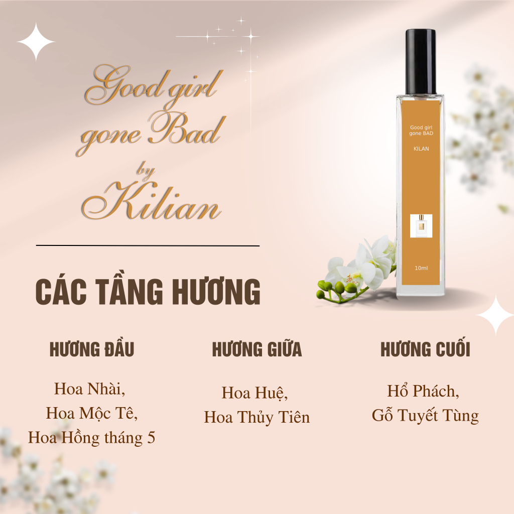 Mã 75-Nước Hoa Nữ Good Girl Gone Bad Chiết 10ml - Phong Cách Sang Trọng, Tinh Tế, Quyến Rũ