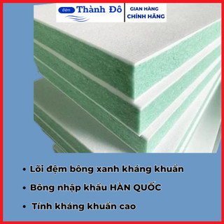 [Hà Nội] Đệm bông ép kim cương kháng khuẩn dày 9cm, chống đau lưng xẹp lún, thoáng mát, độ bền cao