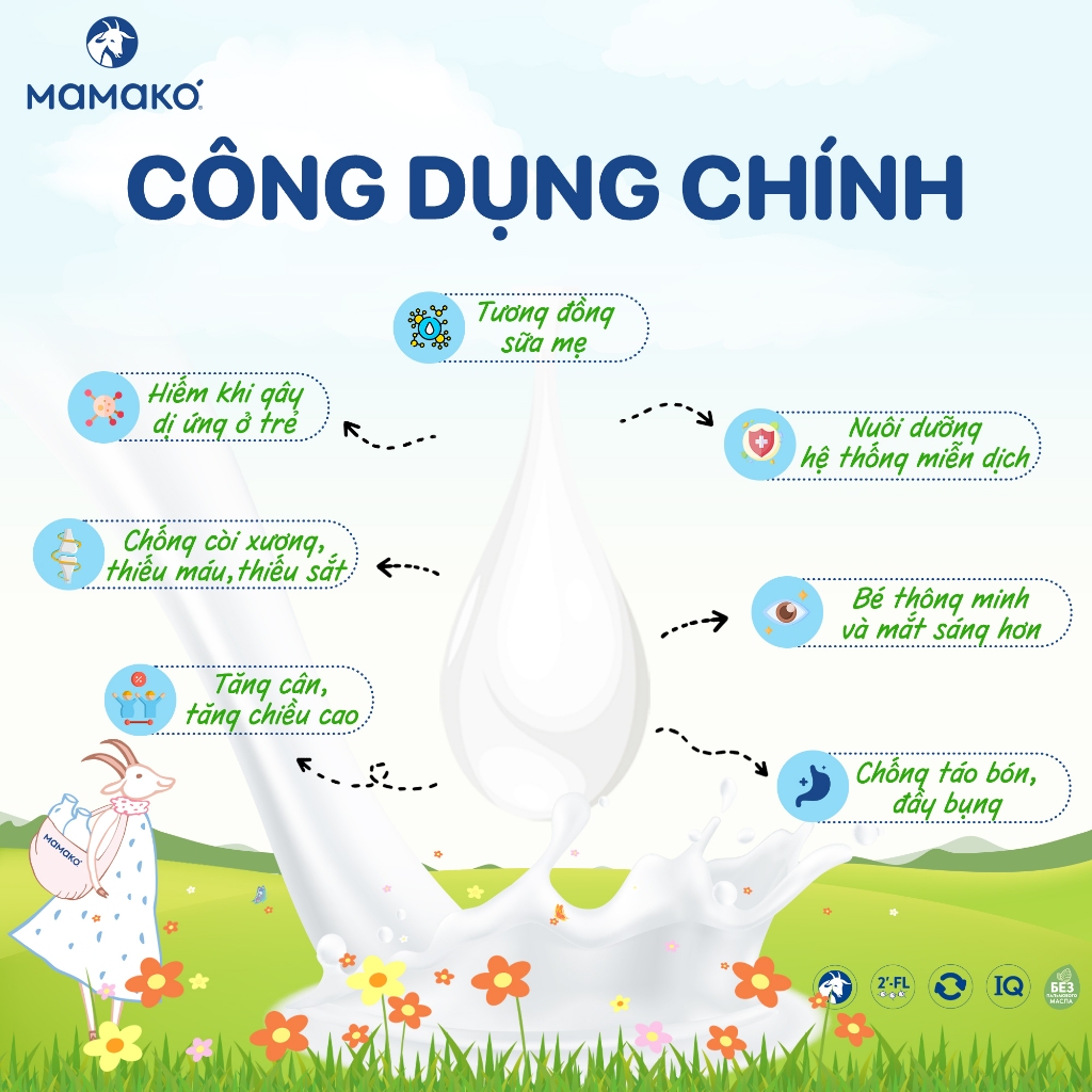 Ảnh Sữa Công Thức Dê MAMAKO Premium 800g 2