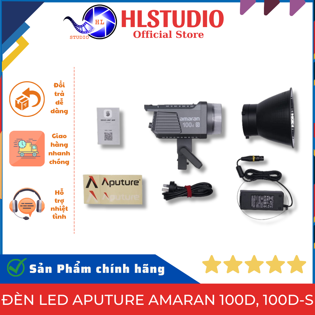 Đèn Led Aputure Amaran 100D, 100D-S Đèn Quay Phim Chuyên Nghiệp ...