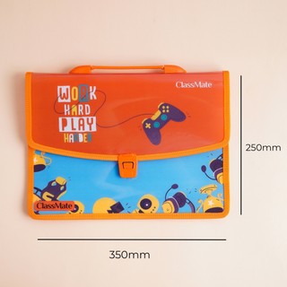 Cặp Học Thêm Cho Bé 2 Ngăn Gaming CLASSMATE Đựng Vừa Kích Thước A4, Chất Liệu Nhựa Nguyên Sinh An Toàn CL-SB603
