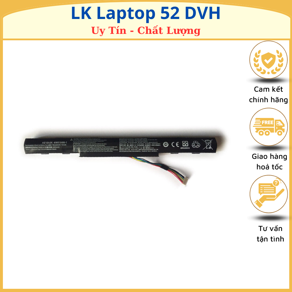 Pin Laptop Acer Aspire E14 E5-475G E5-475 E5-774G E5-575G E5-575 E5-523G E5-553G AS16A5K AS16A7K AS16A8 ZIN Mới 100%
