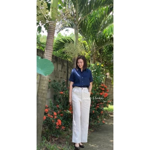 QD02. Quần dài LINEN TƯNG PREMIUM nữ ống 24cm, lưng cao. LƯNG SAU THUN. Nhiều màu.