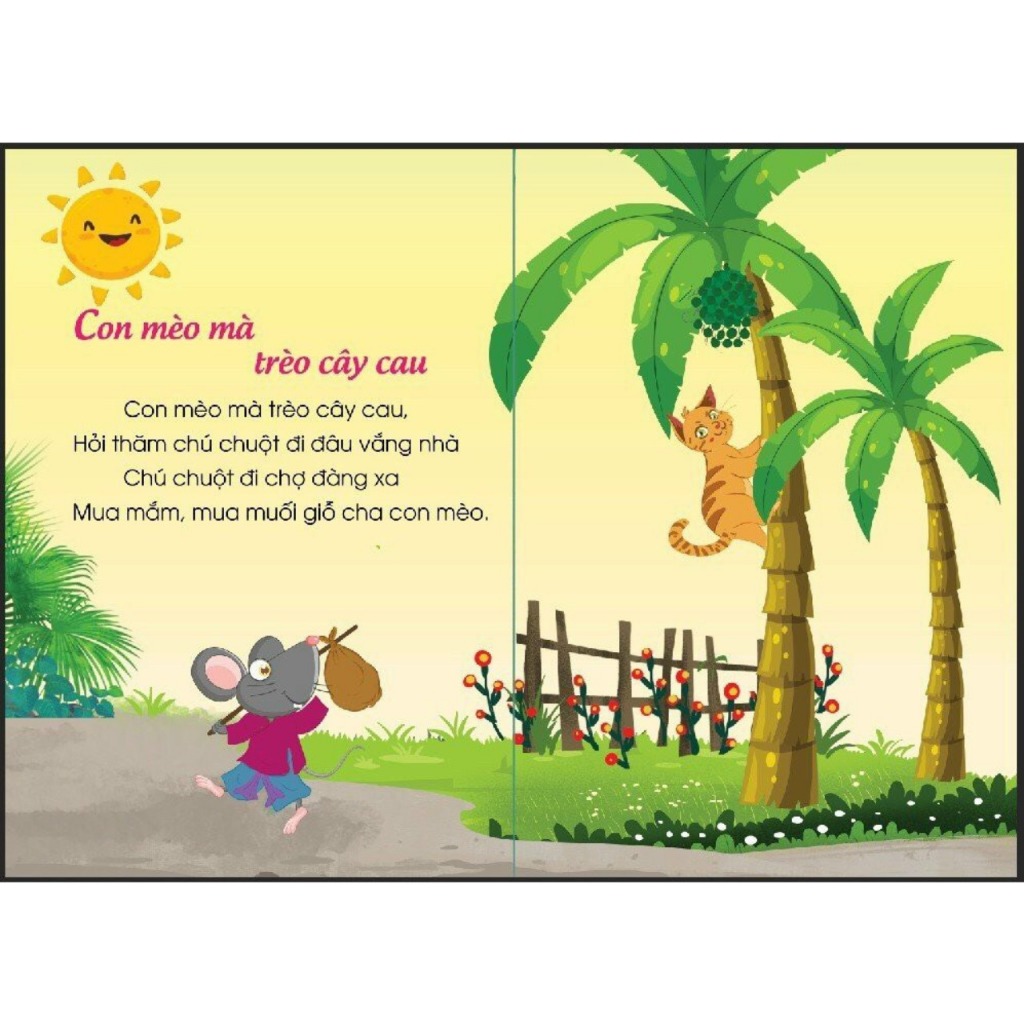 Sách - Đồng Dao Cho Bé Học Nói - Giúp bé phát triển IQ và EQ