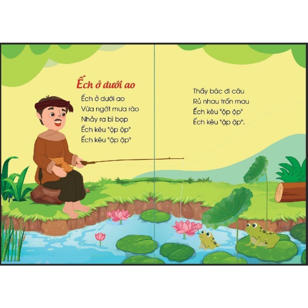 Sách - Đồng Dao Cho Bé Học Nói - Giúp bé phát triển IQ và EQ