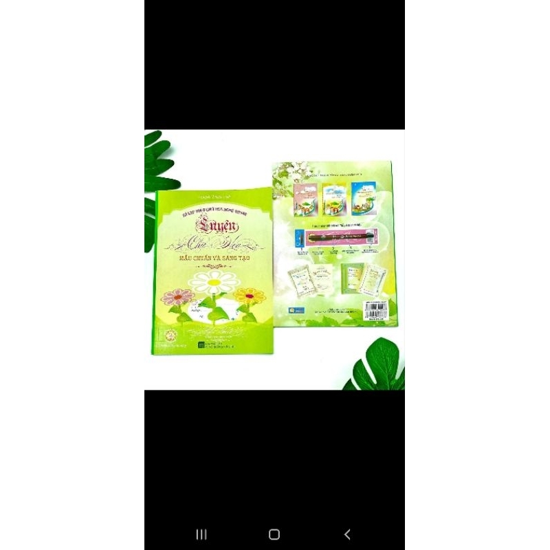 Sét 2 Quyển Vở Luyện Chữ Hoa Sáng Tạo