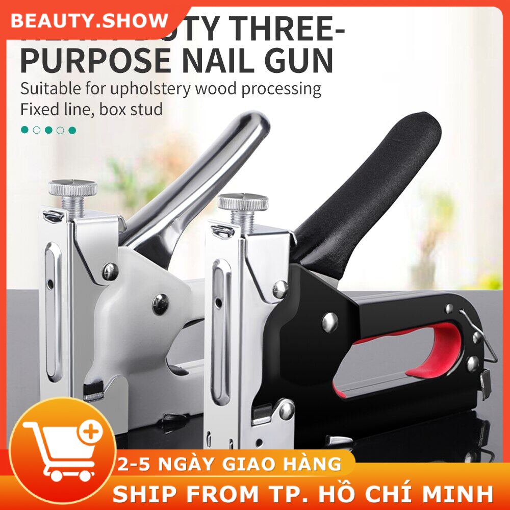 tặng 600 đinh，Súng bắn ghim đa năng, Kìm bắn đinh ghim cầm tay 3 trong ...