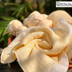 Khăn mặt kiêm tẩy trang từ 100% tơ tằm Hanhsilk - làm sạch da, chống lão hóa, mềm mịn an toàn