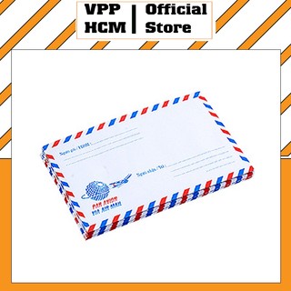 (Có Keo) Xấp 25 cái Bao thư bưu điện kt 11cm X 17cm / 11cm X 18cm